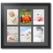 ArtToFrames Collage Photo Picture Frame with 6 - 5x7 inch Openings, Framed in Black with Over 62 Mat Color Options and Plexi Glass (CSM-3926-2041)